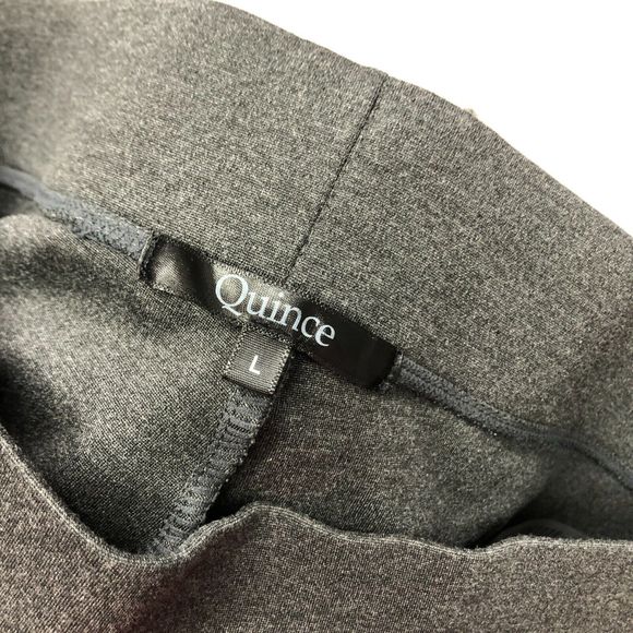 Quince Women Pull On Elastic Stretch Yoga Leggings Pants Size Large M119 -29 - Picture 7 of 14